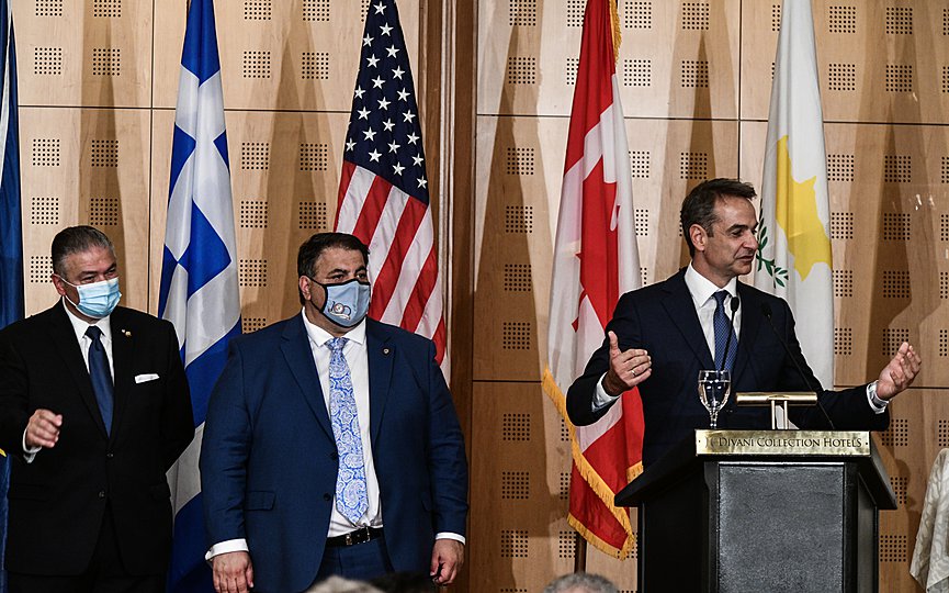 AHEPA Convention Athens honored Greek PM Mitsotakis, Cyprus President Anastasiades & shipowner Marinakis