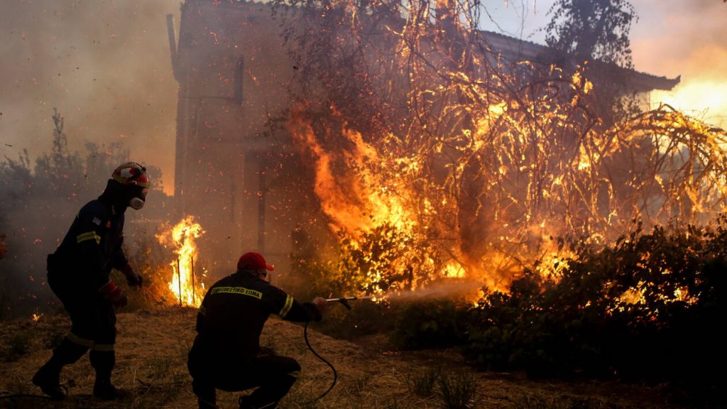 Fire in Evia: Biblical destruction, in flames and the Basilicas
