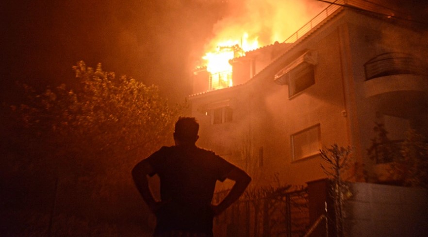 Fire in Attica: The magnitude of the destruction in Photos